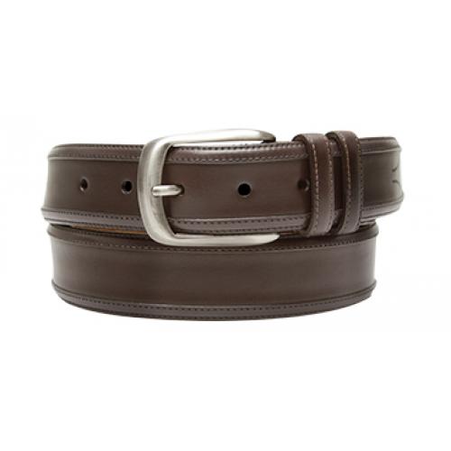 Mezlan Brown / Dark Brown Genuine Calfskin Belt - AO9339